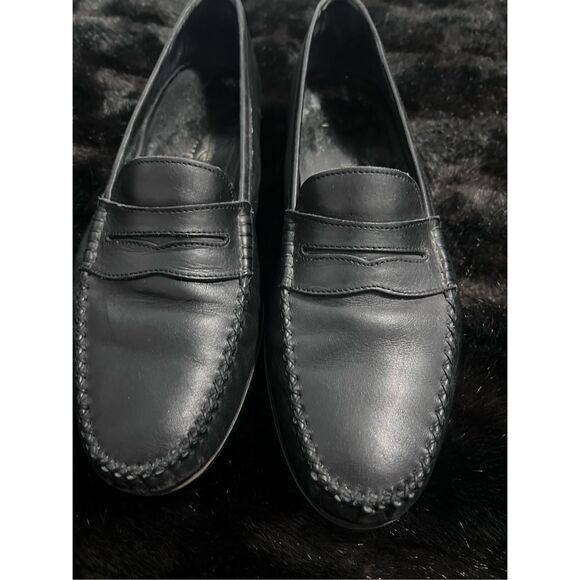 Salvatore‎ Ferragamo “Ponza” black calf slip on penny loafers Salvatore Ferragamo Ponza” black calf slip on penny loafers  main image 3